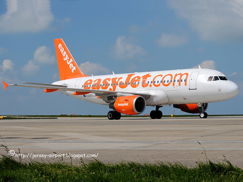 G-EZFS Airbus A319-111 by Jersey Airport Photography
