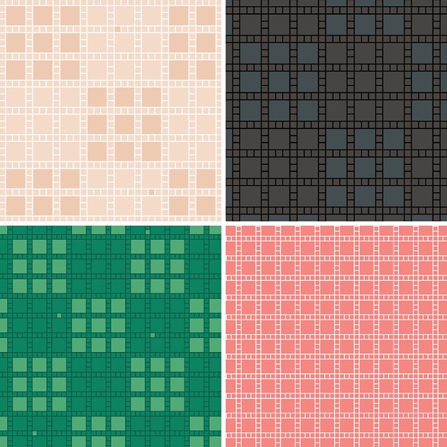 Downloadable pattern backgrounds: more color variations