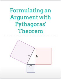 Formulating an Argument using Phthagoras' Theorem
