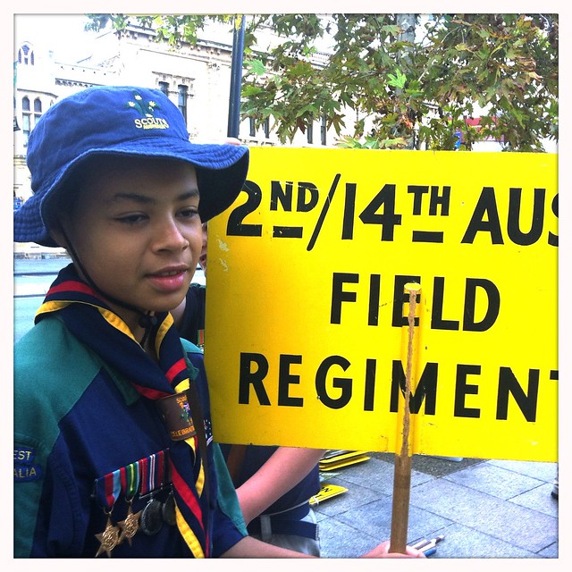 Look out for the 2nd/14th Aust field regiment section. #AnzacDay #adelaide