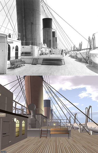 Titanic Second Life / Real Life Comparison