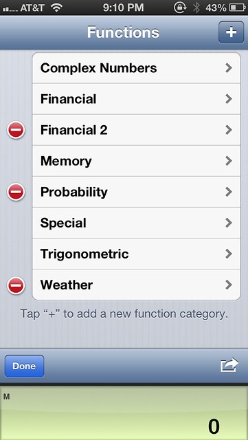 Defining PCalc function categories