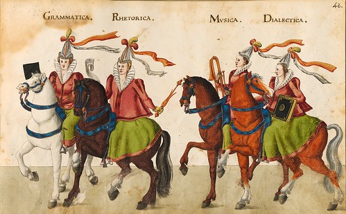 008-Sobre las siete artes liberales-Descripción de las ocho festividades celebradas durante los juegos…1596-Biblioteca Estatal de Baviera