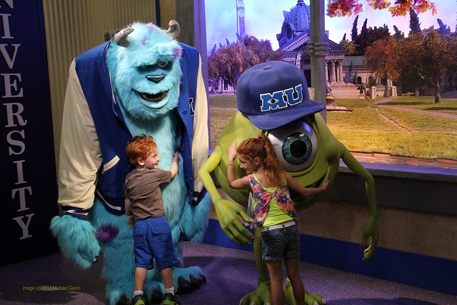 Monsters University meet-and-greet at Walt Disney World