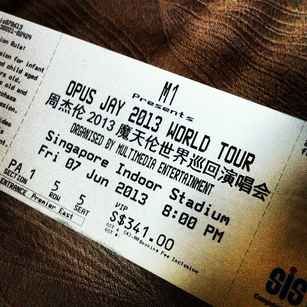 OCBC Titanium Mastercard - The card that takes you places.... like the Jay Chou World Tour Singapore Concert - Alvinology