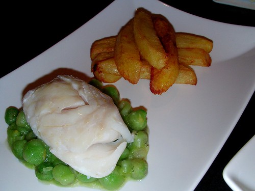 Cod without batter thrice cooked chips. by rustumlongpig