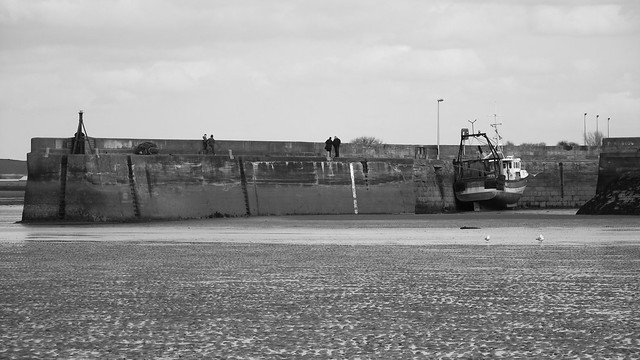 Musselburgh Harbour, low tide 01