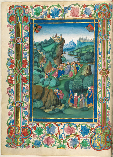 017- El sermon de la montaña-Misal de Salzburgo-1499-Tomo 5-Biblioteca Estatal de Baviera (BSB)