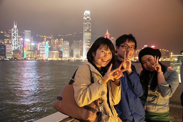 香港維港夜景 with Frances & Haruna