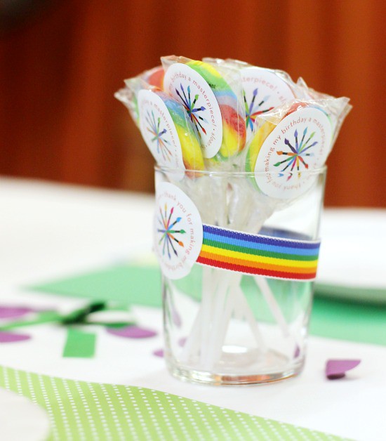 Hi Sugarplum | Rainbow Art Party