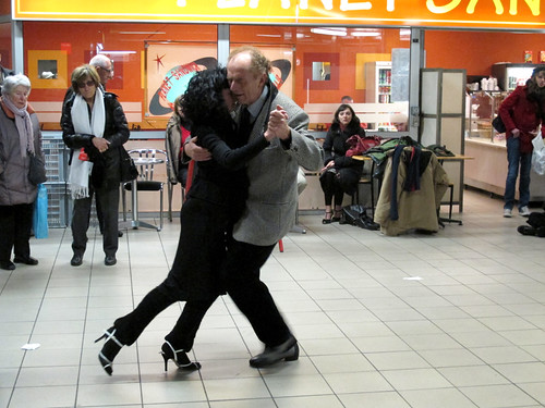'Tango in the Tube' - Brouckere metro station, Brussels, Belgium 2013