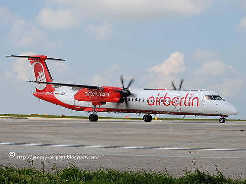 D-ABQF De Havilland Canada DHC-8-402 by Jersey Airport Photography