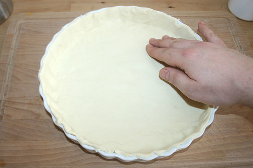 36 - Blätterteig einpassen / Fit in puss pastry
