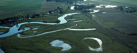 愛荷華州西北部的河流溼地(圖片來源：美國農業部)