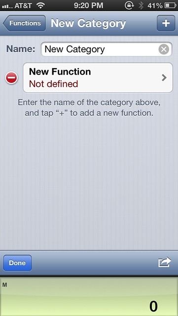 Renaming a new function category