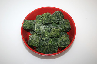 11 - Zutat Blattspinat / Ingredient leaf spinach