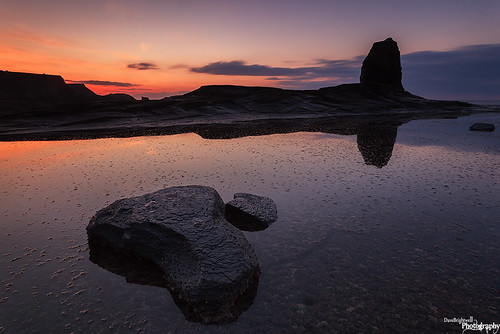 Last Light At Black Nab by Dave Brightwell