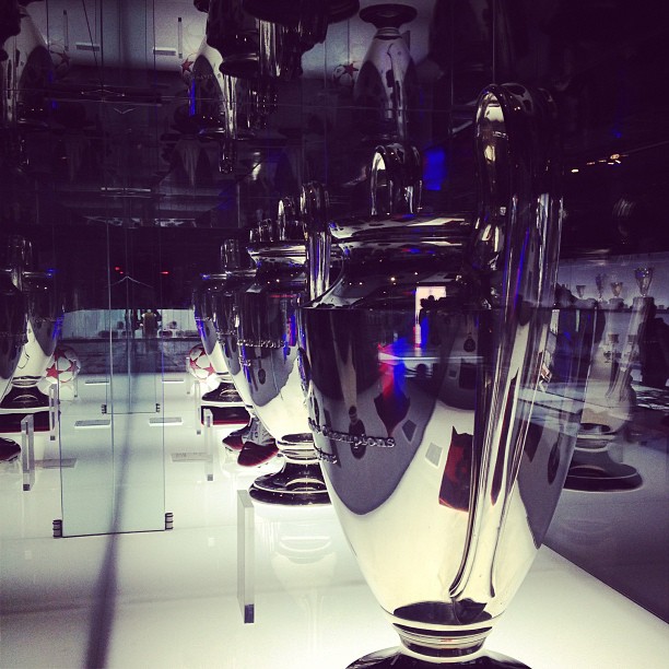 Some of the many, many trophies #barça won #bcn