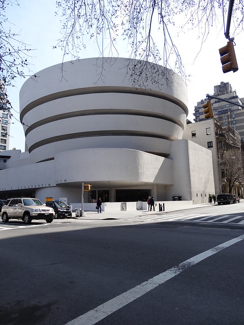 The Guggenheim is arguably the most interesting of the museum buildings along Museum Mile