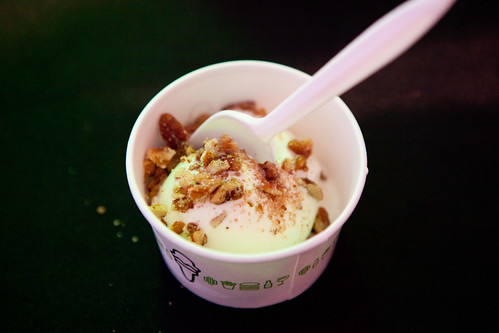 ShackMeister Frozen Custard topped with candied pecans by Shake Shack