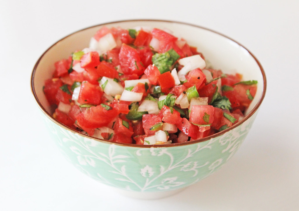 bowl of salsa