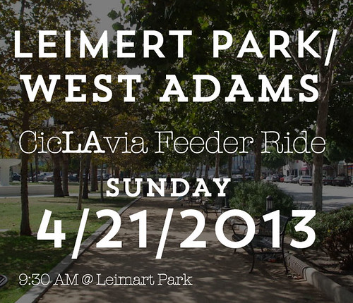 Leimert Park Group Bike Ride to CicLAvia