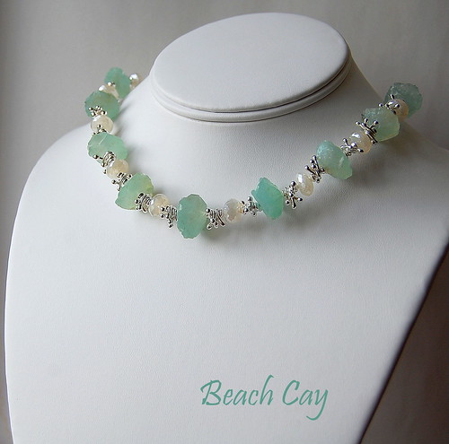Beach Cay Necklace by gemwaithnia