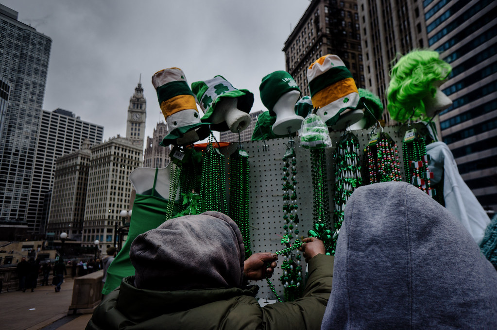 St Patrick's day, Chicago, 2013