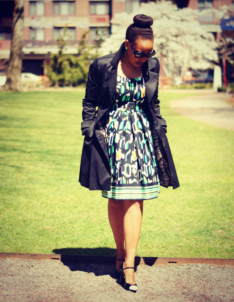 Muse Dress + Black Trench1