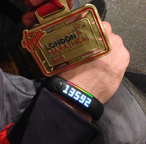 London Marathon 2013 Fuelband