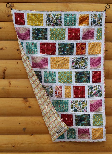 Folksy Flannels Colour Block Baby Quilt
