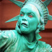 Human Statue Of Liberty