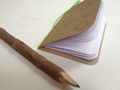 Handmade book & twig pencil