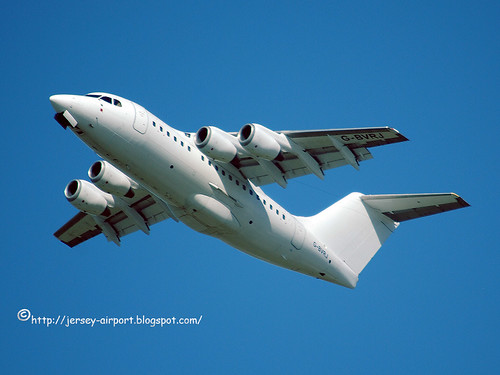 G-BVRJ British Aerospace 146-RJ70 by Jersey Airport Photography