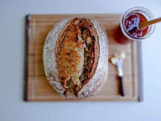 sourdough date bread