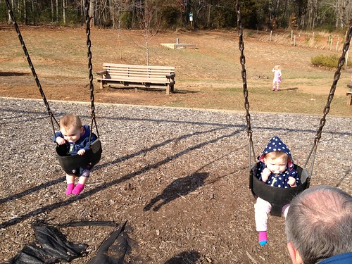 First trip to the swings!