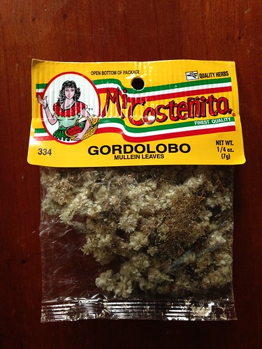 Gordolobo herb bought at a Mexican market