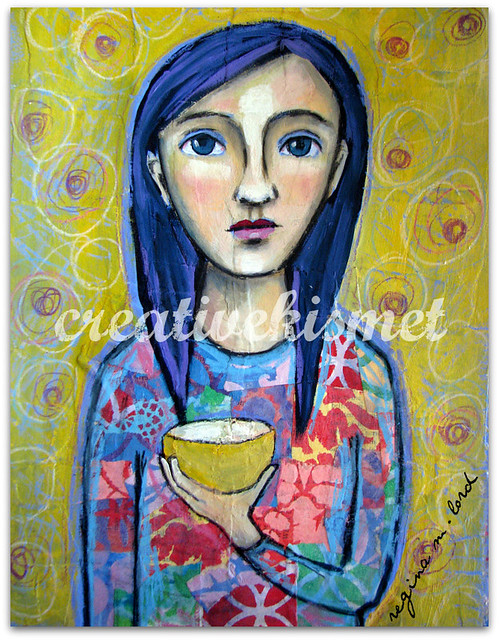 Yellow Cup ~ art by Regina Lord