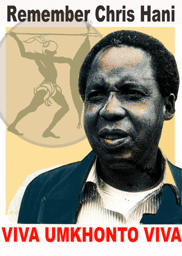 South African Communist Party leader and Um Khonto we Size leader, Chris Hani. Hani was assassinated April 10, 1993. by Pan-African News Wire File Photos