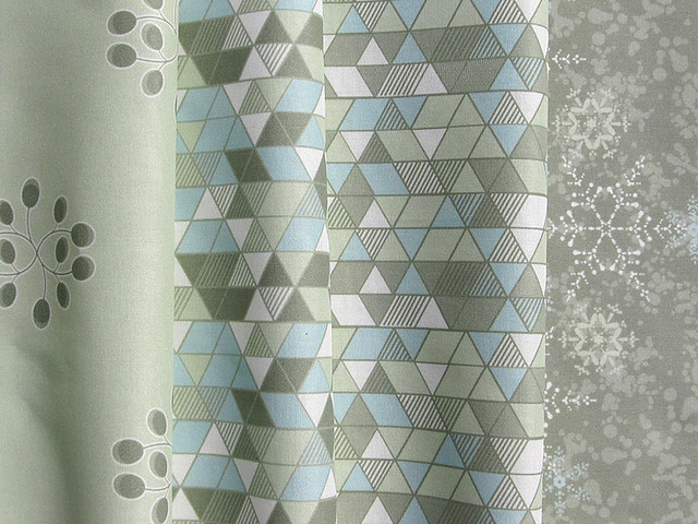 Pattern collection for fabric, wall coverings and paper gift wrap: Still Winter Woods