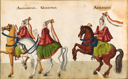 009-Sobre las siete artes liberales-Descripción de las ocho festividades celebradas durante los juegos…1596-Biblioteca Estatal de Baviera