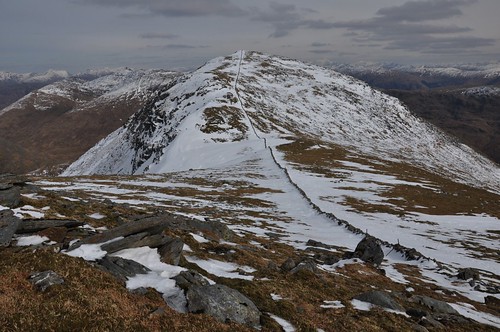 Rois-Bheinn east top from west top