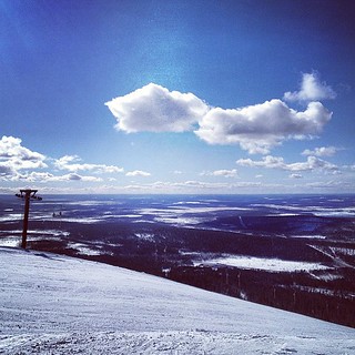 #loving it #lapland is so #beautiful ! #snowboarding #levi #blusky #life is #perfect ! ❤