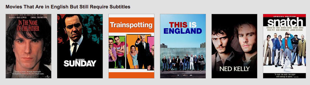 Movies That Are in English But Still Require Subtitles - Netflix
