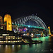 Colorful Sydney Harbour Bridge by Night 3