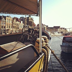 Good morning from our houseboat in Haarlem :-)