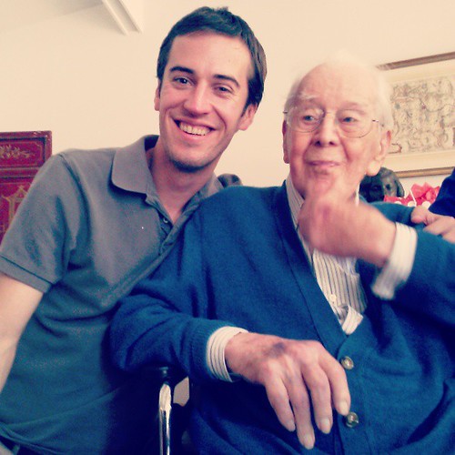 Celebrating Vern's grandfather's 100th birthday! Woooot!