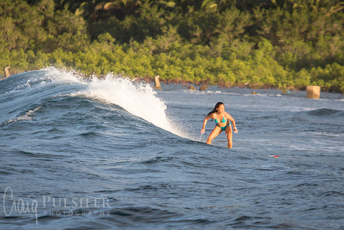 Surfing Cobra Reef, Baler