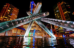 Vancouver Olympic Cauldron at Night