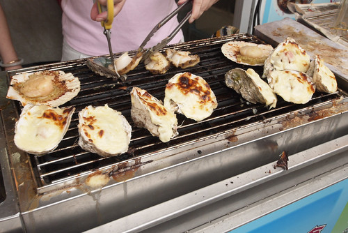 grilled fresh seafood - Juita tried the abalone and said it was delicious